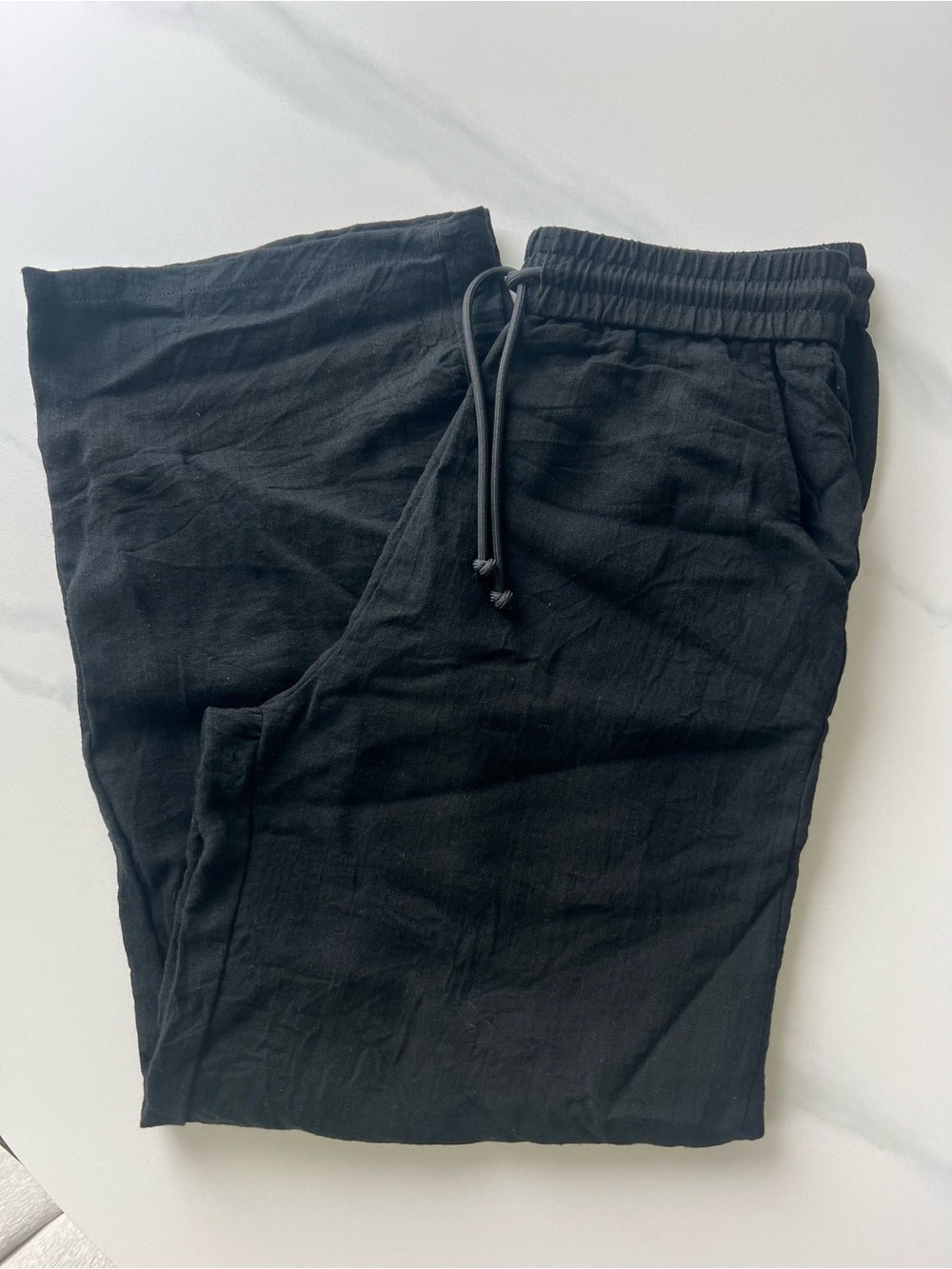 HALARA linen straight leg pants